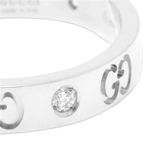 gucci icon thin band replica|18k White Gold And Black Icon Thin Band .